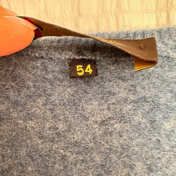 Loro Piana Soft Blue V-Neck Sweater - Picture 3 of 4